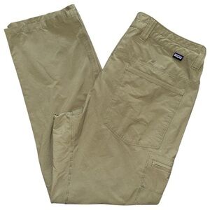 Patagonia Men’s Size 34 x 29 Olive Army Green Nylon Blend Outdoor Pants